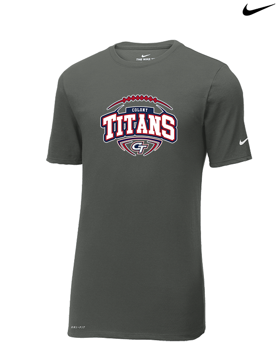 Colony HS Football Toss - Mens Nike Cotton Poly Tee
