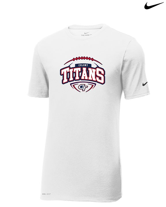 Colony HS Football Toss - Mens Nike Cotton Poly Tee