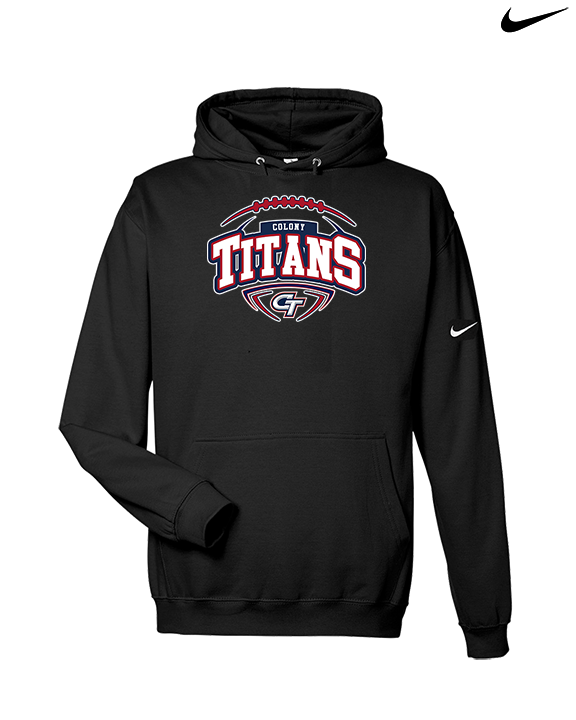 Colony HS Football Toss - Nike Club Fleece Hoodie