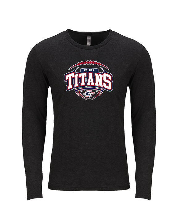 Colony HS Football Toss - Tri-Blend Long Sleeve
