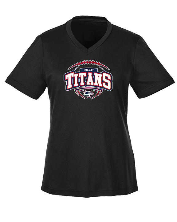 Colony HS Football Toss - Womens Performance Shirt