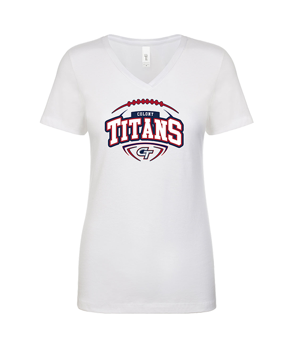 Colony HS Football Toss - Womens Vneck