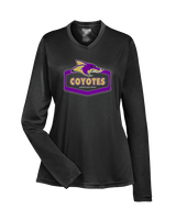 Columbia HS Football Board - Womens Performance Longsleeve