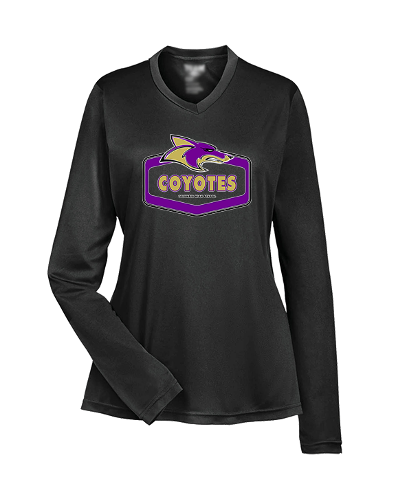 Columbia HS Football Board - Womens Performance Longsleeve