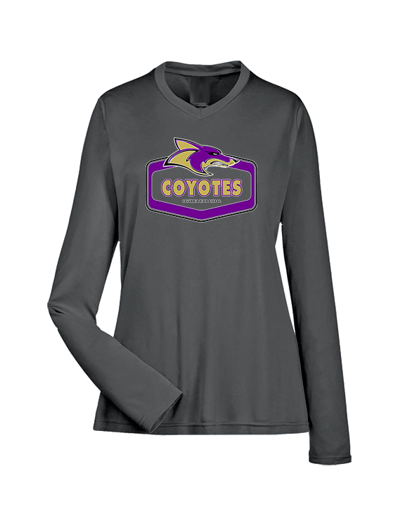 Columbia HS Football Board - Womens Performance Longsleeve