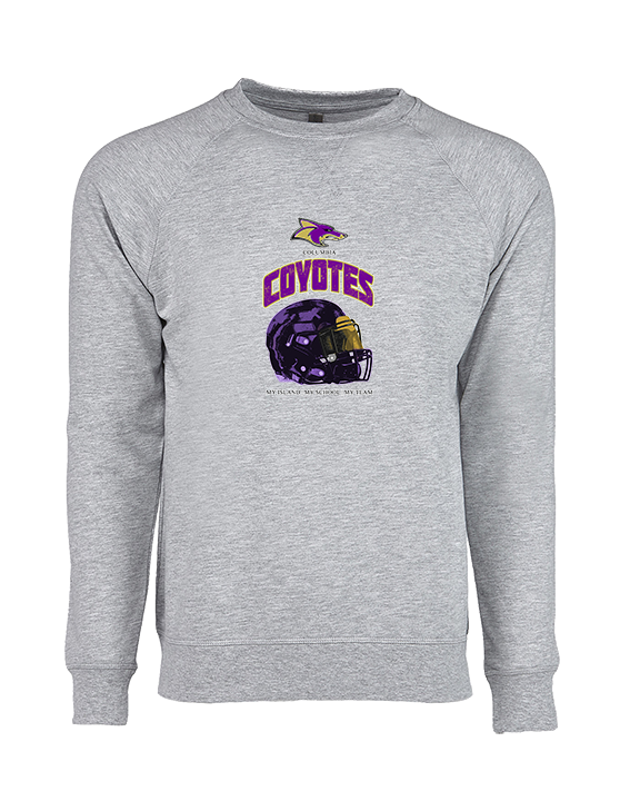 Columbia HS Football Helmet - Crewneck Sweatshirt