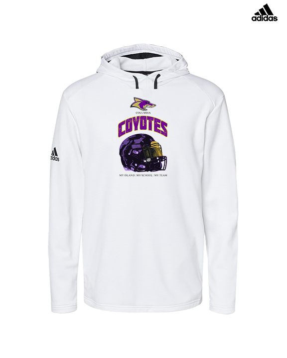 Columbia HS Football Helmet - Mens Adidas Hoodie