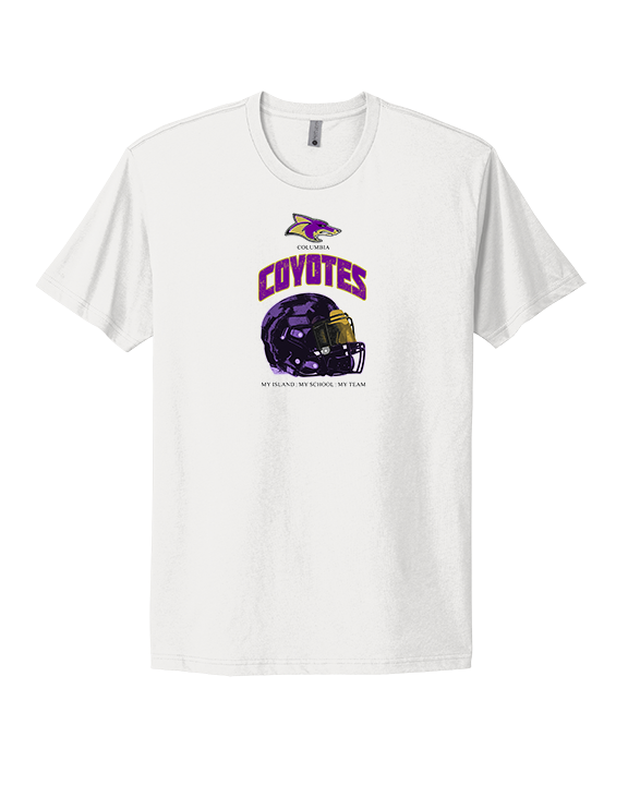 Columbia HS Football Helmet - Mens Select Cotton T-Shirt