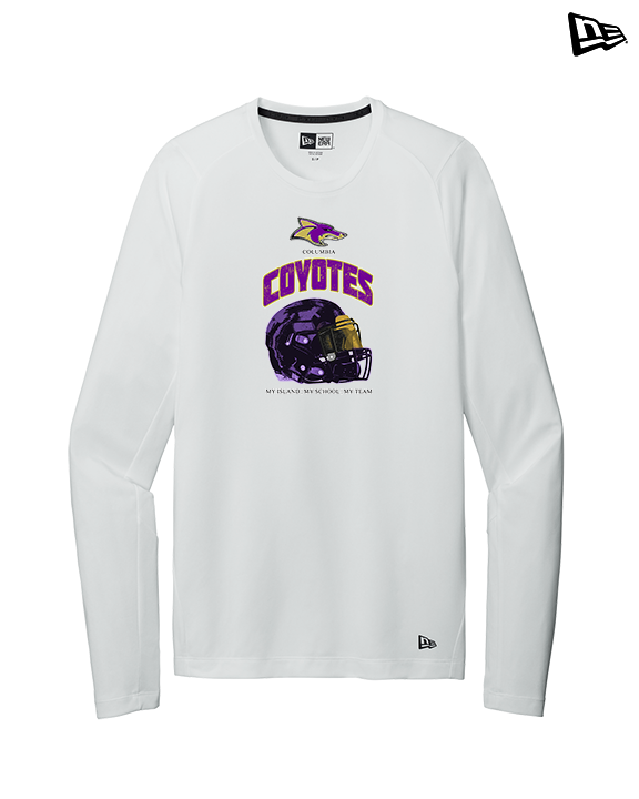 Columbia HS Football Helmet - New Era Performance Long Sleeve