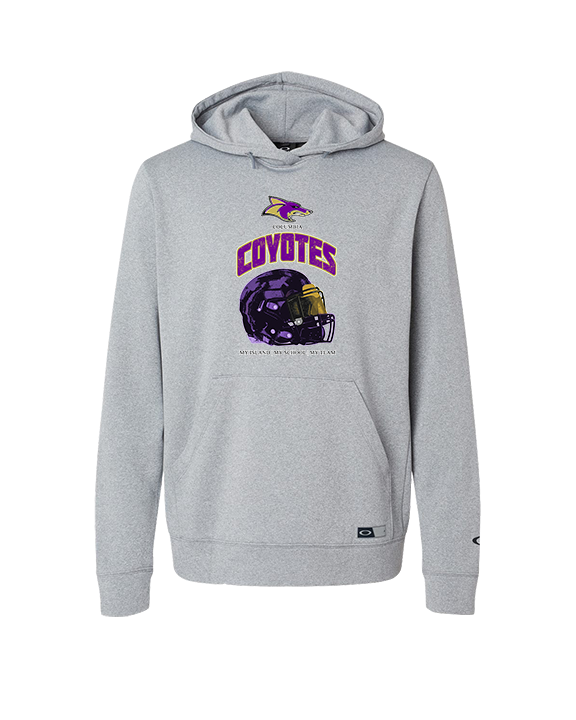 Columbia HS Football Helmet - Oakley Performance Hoodie