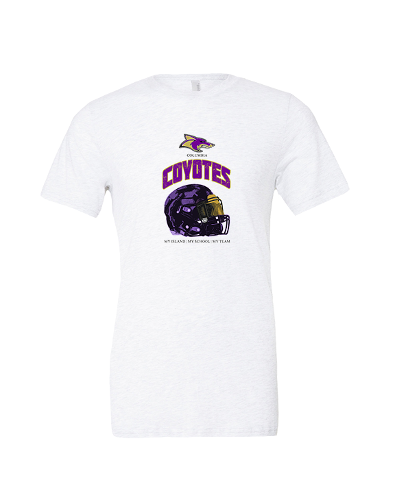 Columbia HS Football Helmet - Tri-Blend Shirt