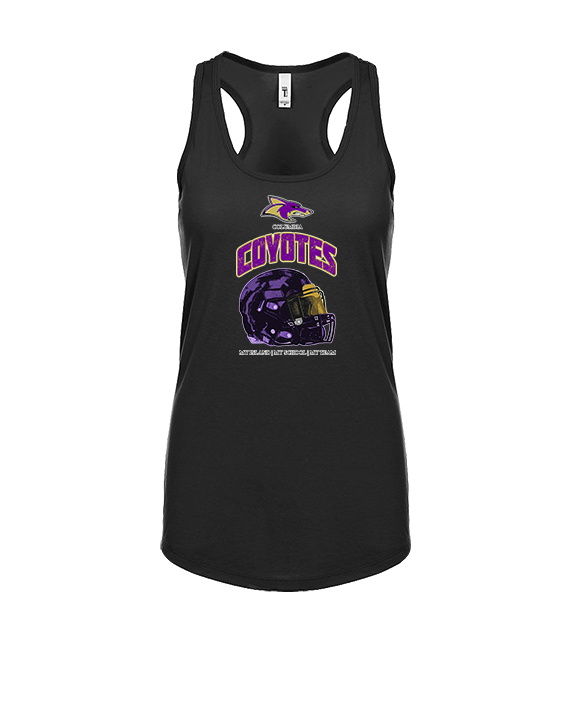 Columbia HS Football Helmet - Womens Tank Top