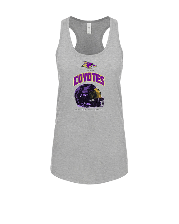 Columbia HS Football Helmet - Womens Tank Top