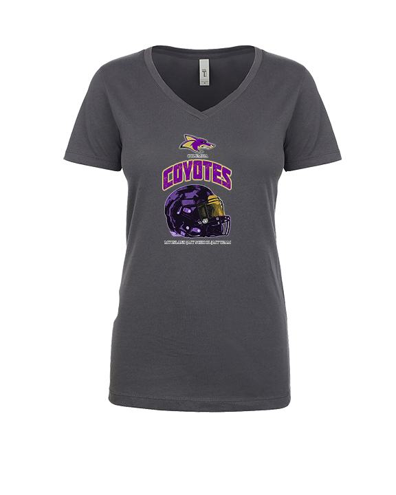 Columbia HS Football Helmet - Womens Vneck
