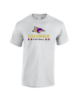 Columbia HS Football Stacked - Cotton T-Shirt
