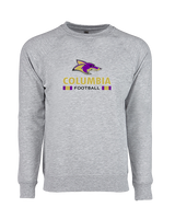 Columbia HS Football Stacked - Crewneck Sweatshirt