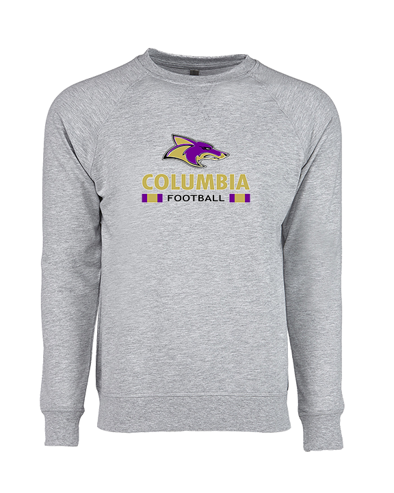 Columbia HS Football Stacked - Crewneck Sweatshirt