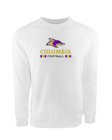 Columbia HS Football Stacked - Crewneck Sweatshirt