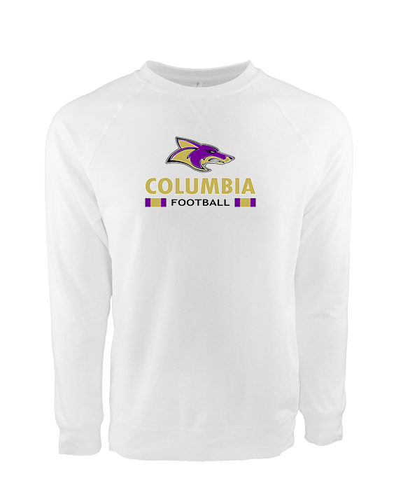 Columbia HS Football Stacked - Crewneck Sweatshirt