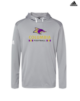 Columbia HS Football Stacked - Mens Adidas Hoodie