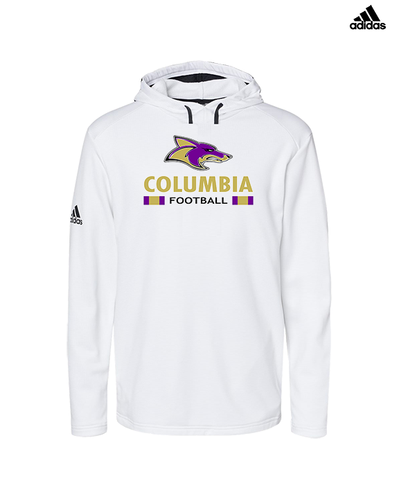 Columbia HS Football Stacked - Mens Adidas Hoodie