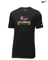 Columbia HS Football Stacked - Mens Nike Cotton Poly Tee