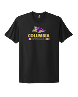 Columbia HS Football Stacked - Mens Select Cotton T-Shirt
