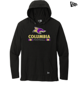 Columbia HS Football Stacked - New Era Tri-Blend Hoodie