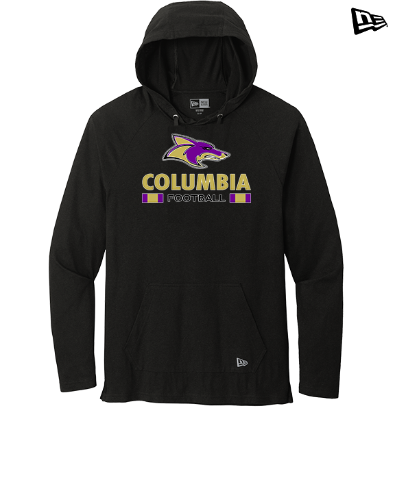 Columbia HS Football Stacked - New Era Tri-Blend Hoodie