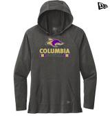 Columbia HS Football Stacked - New Era Tri-Blend Hoodie