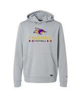 Columbia HS Football Stacked - Oakley Performance Hoodie