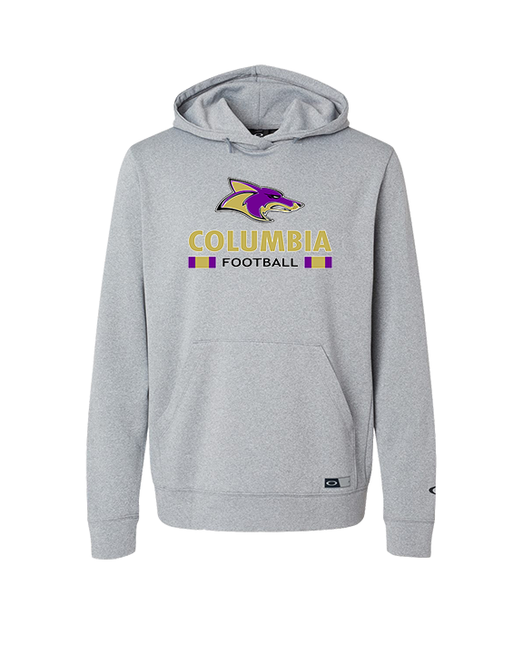 Columbia HS Football Stacked - Oakley Performance Hoodie