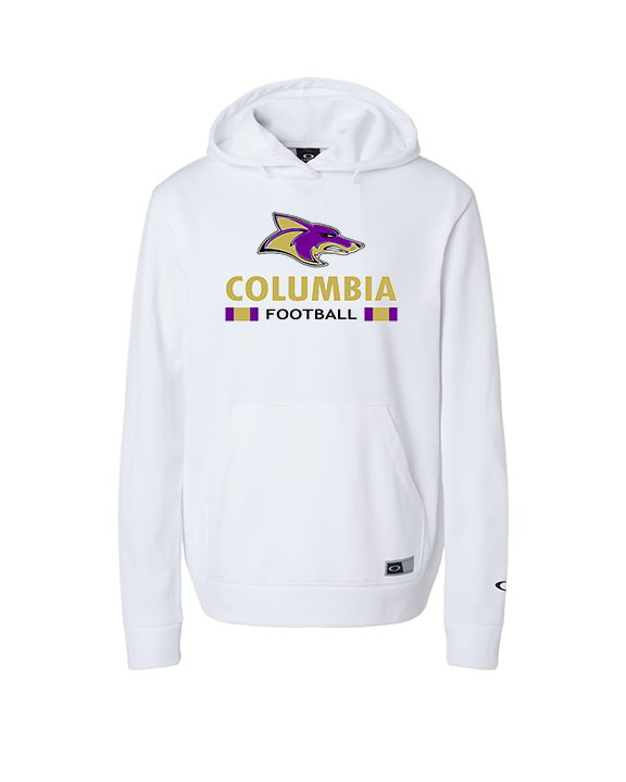 Columbia HS Football Stacked - Oakley Performance Hoodie