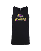 Columbia HS Football Stacked - Tank Top