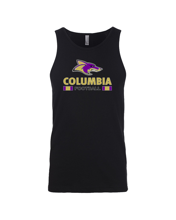 Columbia HS Football Stacked - Tank Top