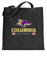 Columbia HS Football Stacked - Tote
