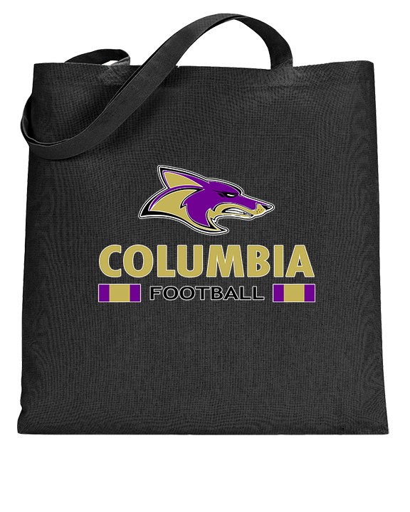 Columbia HS Football Stacked - Tote