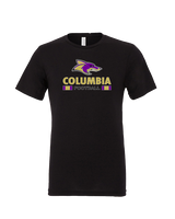 Columbia HS Football Stacked - Tri-Blend Shirt