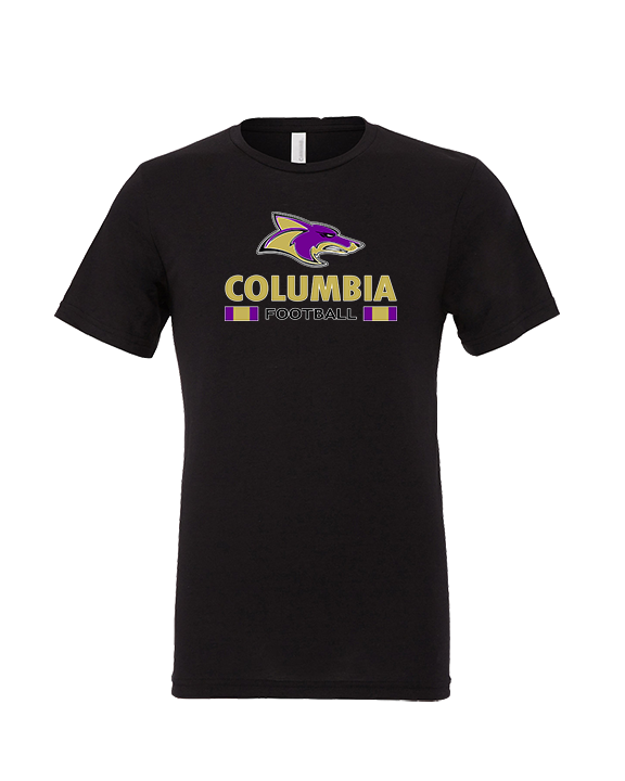 Columbia HS Football Stacked - Tri-Blend Shirt