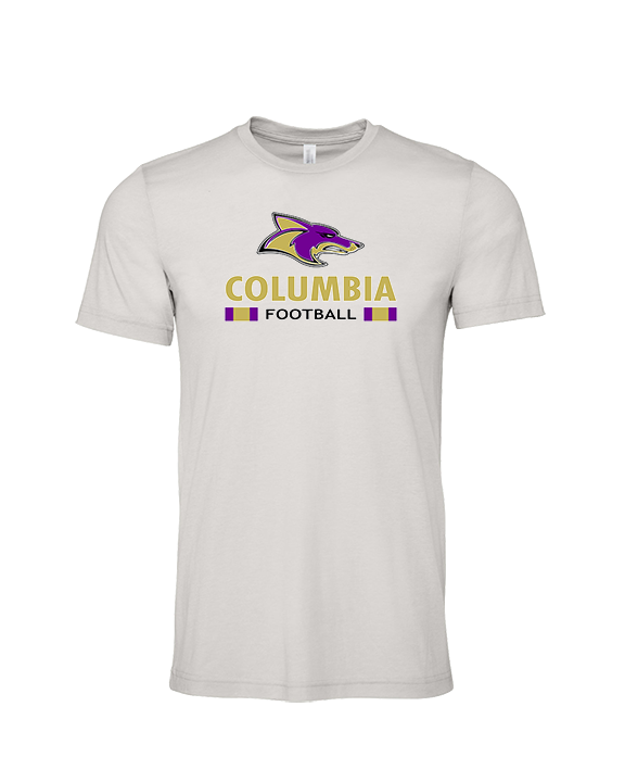 Columbia HS Football Stacked - Tri-Blend Shirt