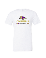 Columbia HS Football Stacked - Tri-Blend Shirt
