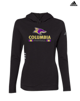 Columbia HS Football Stacked - Womens Adidas Hoodie