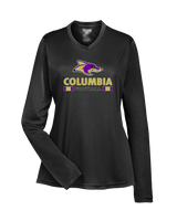 Columbia HS Football Stacked - Womens Performance Longsleeve