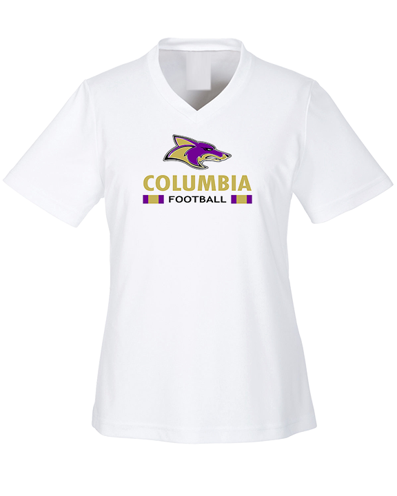 Columbia HS Football Stacked - Womens Performance Shirt
