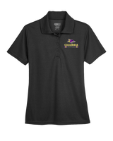 Columbia HS Football Stacked - Womens Polo