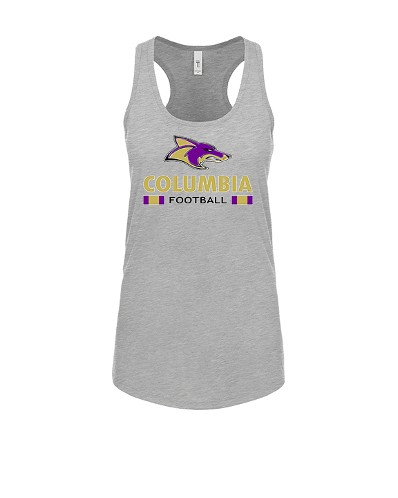 Columbia HS Football Stacked - Womens Tank Top