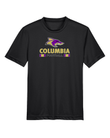 Columbia HS Football Stacked - Youth Performance Shirt