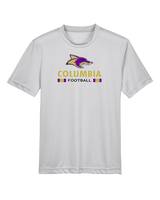 Columbia HS Football Stacked - Youth Performance Shirt