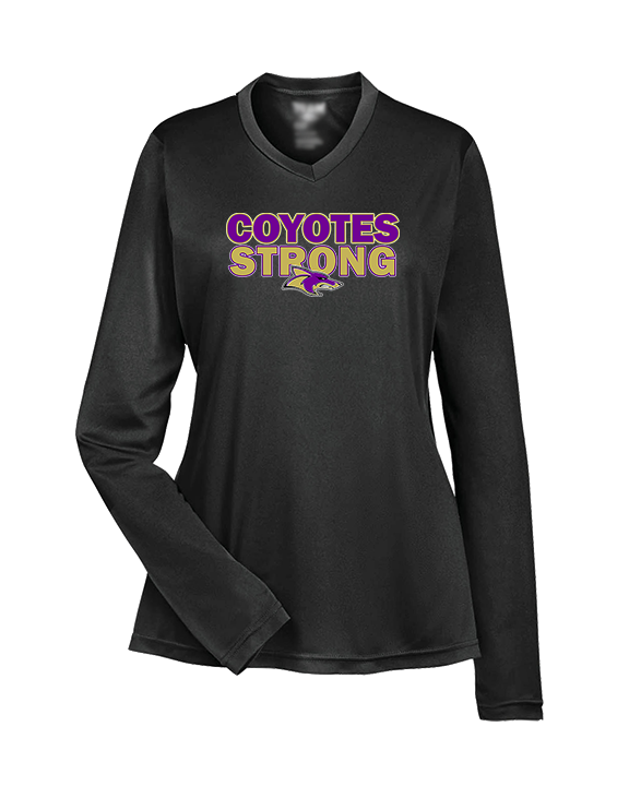 Columbia HS Football Strong - Womens Performance Longsleeve