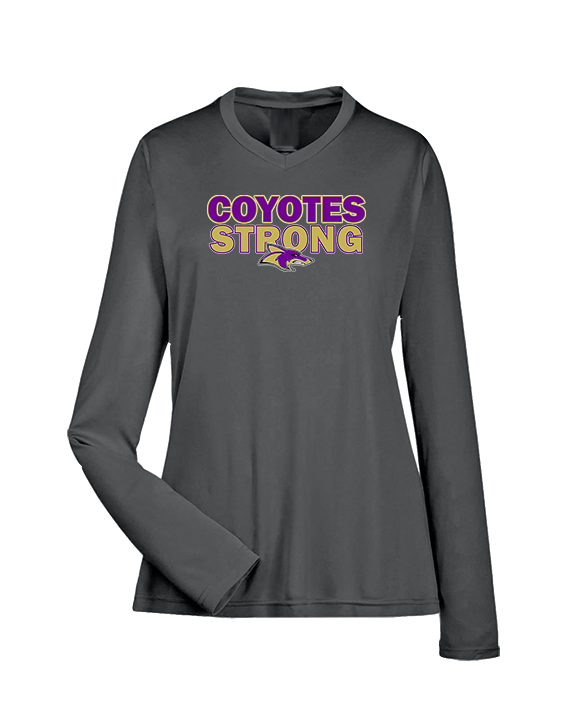 Columbia HS Football Strong - Womens Performance Longsleeve